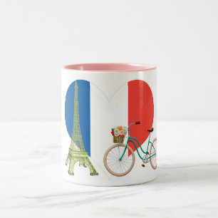Bicycle Two-Tone Coffee Mug