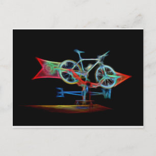 Bicycle Weathervane Postcard