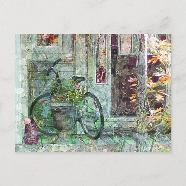 Bicycle - Welcome Home Art Postcard (Front)