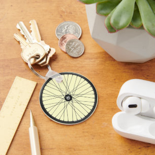 bicycle wire wheel key ring