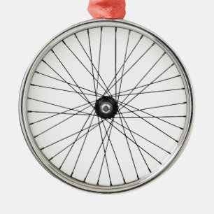 bicycle wire wheel metal tree decoration