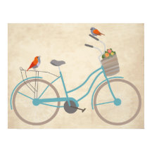 Bicycle with Birds