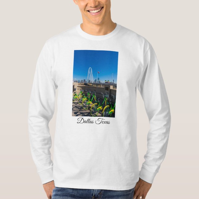 Bicycles And Dallas T-Shirt (Front)