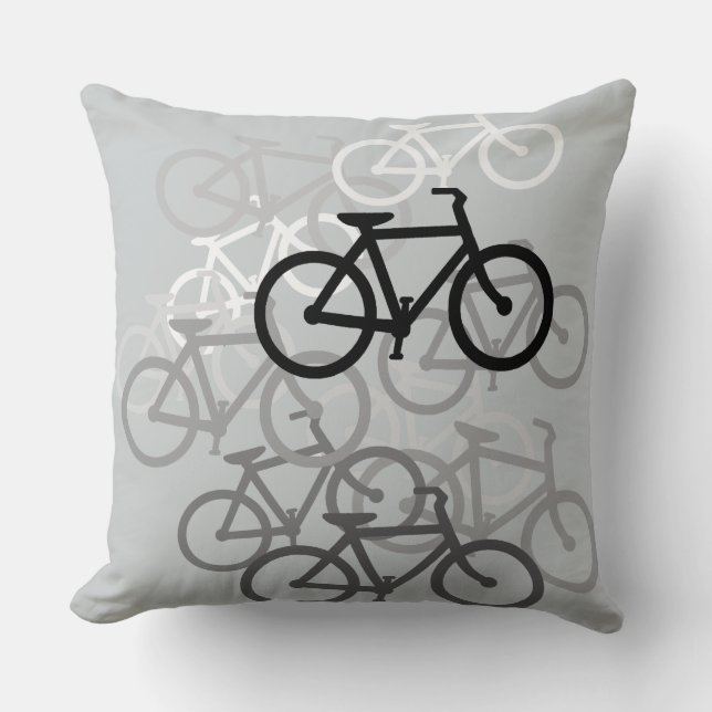 Bicycles..Choose your colours. Cushion (Front)