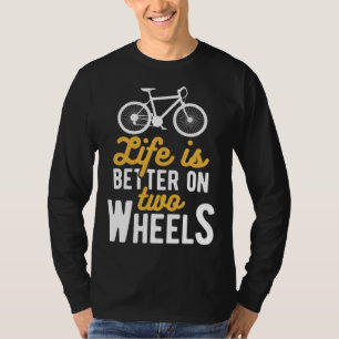 bicycles cyclists bicyclists  on a bike T-Shirt