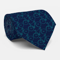 Bicycles Dark Blue Tie for Cyclists