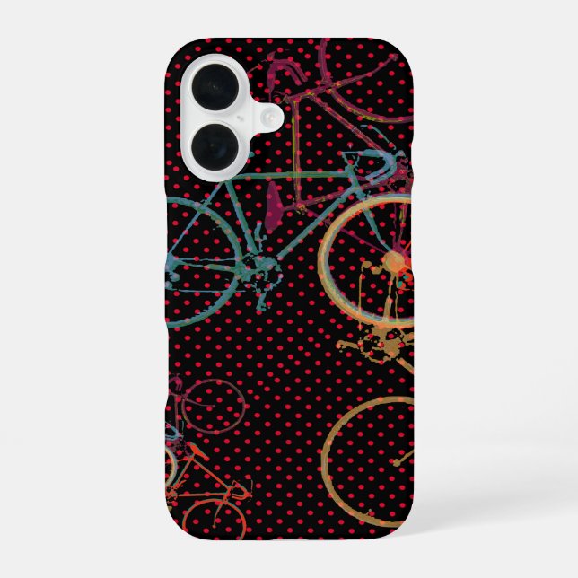 Bicycles iPhone 16 Case (Back)