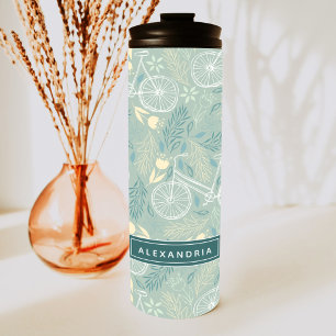 Bicycles & Leaves Thermal Tumbler