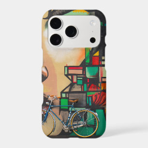 Bicycles on Graffiti wall