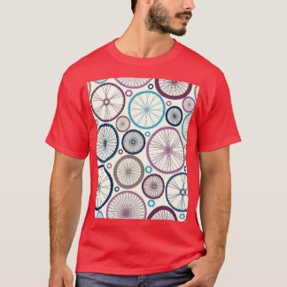 Bicycles pattern Graphic T-Shirt