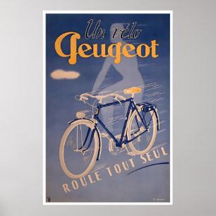Bicycling Art Cycling Print Biking Poster (H367)a
