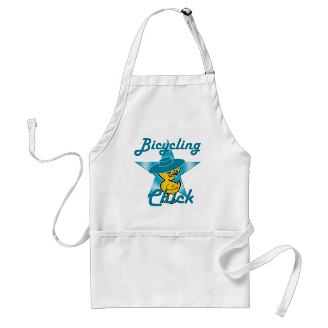 Bicycling Chick #7 Standard Apron (Front)