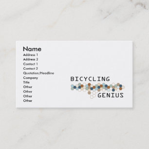 Bicycling Genius Business Card