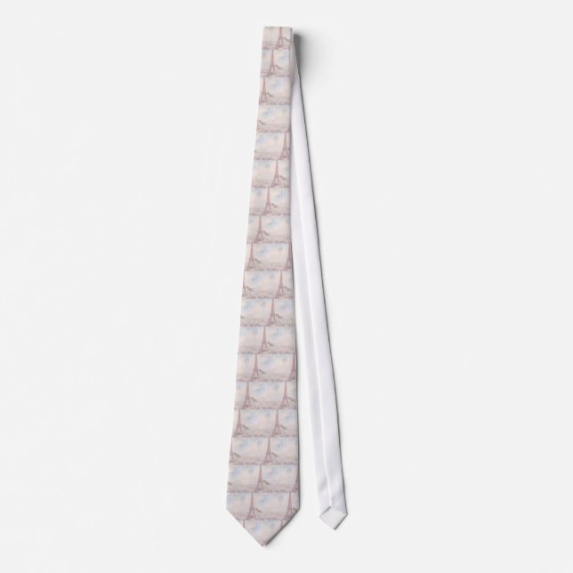 Bicycling through Paris Tie (Front)