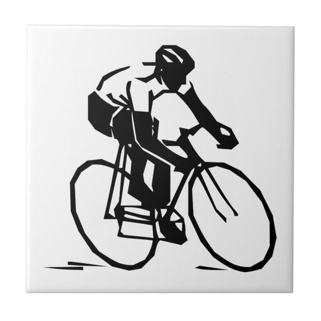 Bicyclist/Cyclist/Rider Tile (Front)