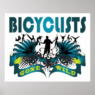 Bicyclists Gone Wild Poster