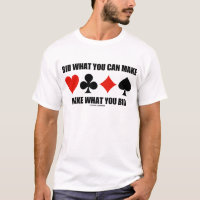 Bid What You Can Make Make What You Bid (Bridge)