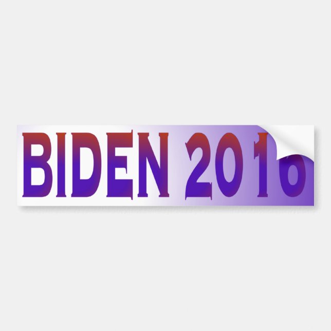Biden 2016 bumper sticker (Front)