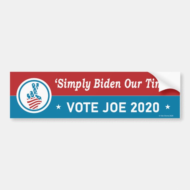 Biden 2020 Bumper Sticker (Front)