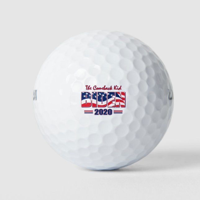 BIDEN-2020-Comeback-Kid Golf Balls (Front)