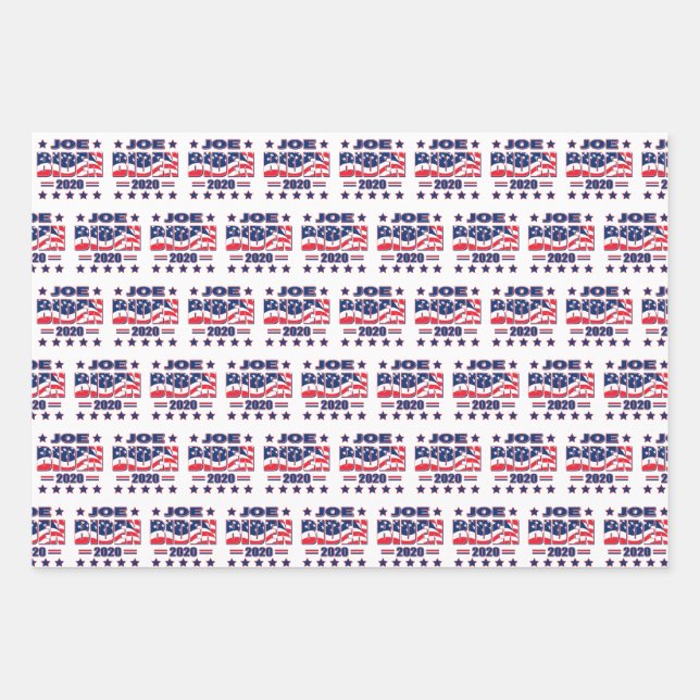Biden 2020 - Joe Biden for President Wrapping Paper Sheet (Front)
