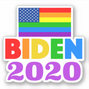 Biden 2020 Rainbow Gay Pride