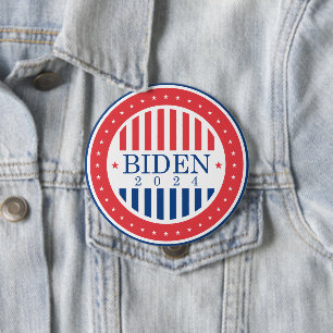 Biden 2024 10 cm round badge