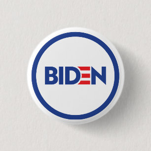 Biden 3 cm round badge