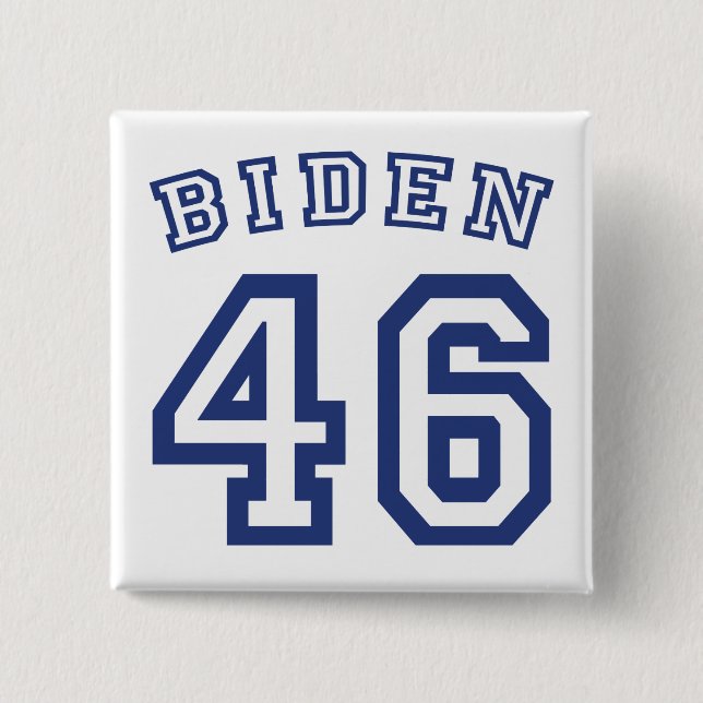 BIDEN 46 15 CM SQUARE BADGE (Front)