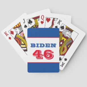 Biden 46 Collegiate Style Playing Cards