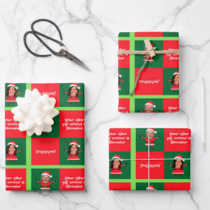 Biden and Harris Santa Christmas Wrapping Paper