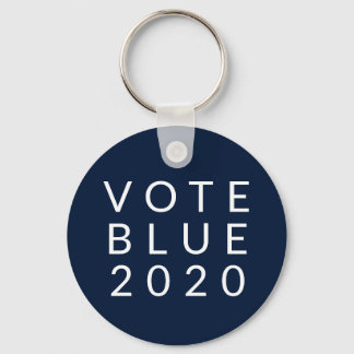 Biden and Harris Vote Blue 2020 Simple Minimal Key Ring