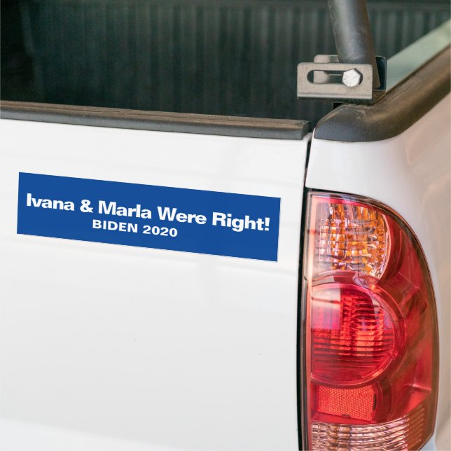 Biden bumper sticker (funny!) (On Truck)
