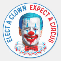 Biden clown face anti Biden Pro Trump 2024