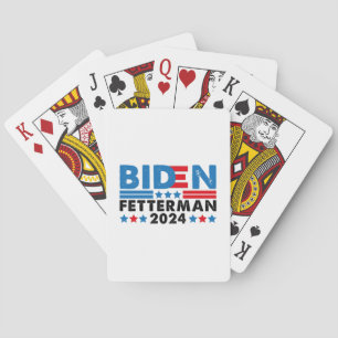 Biden Fetterman 2024 Playing Cards