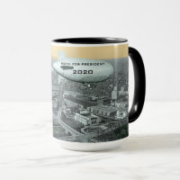 BIDEN FOR PRESIDENT 2020 COMIC BLIMP OVER DC