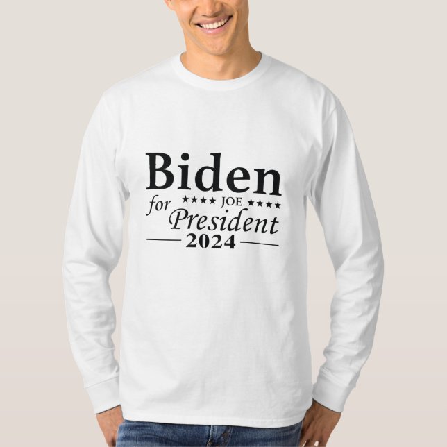 Biden For President 2024 T-Shirt (Front)