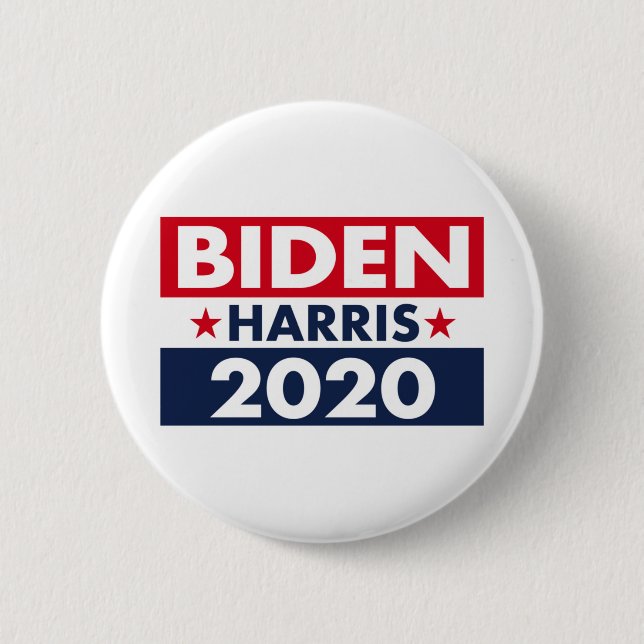 BIDEN HARRIS 2020 6 CM ROUND BADGE (Front)