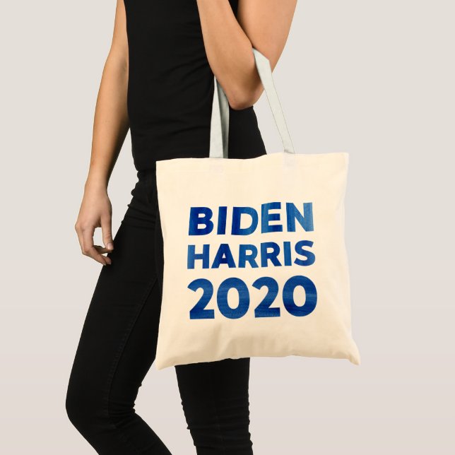 Biden Harris 2020 bold political election Tote Bag (Front (Product))