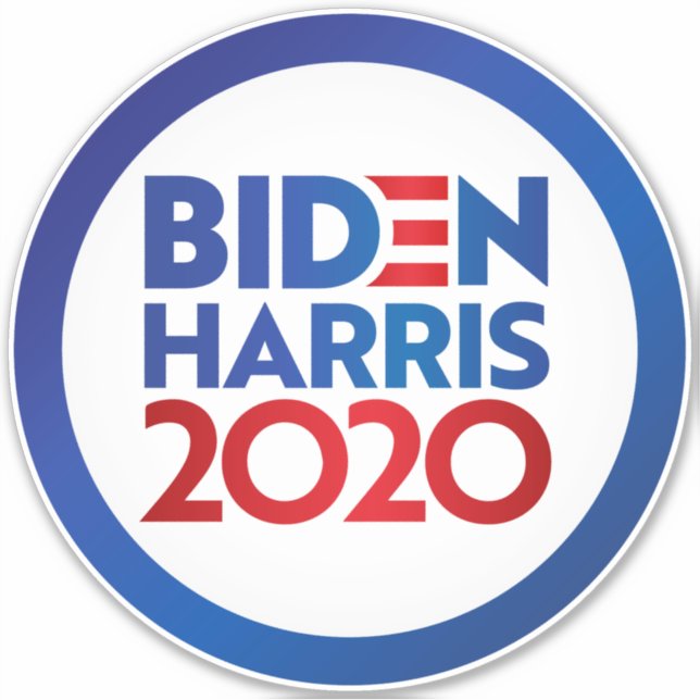 Biden Harris 2020 Bumper (Front)