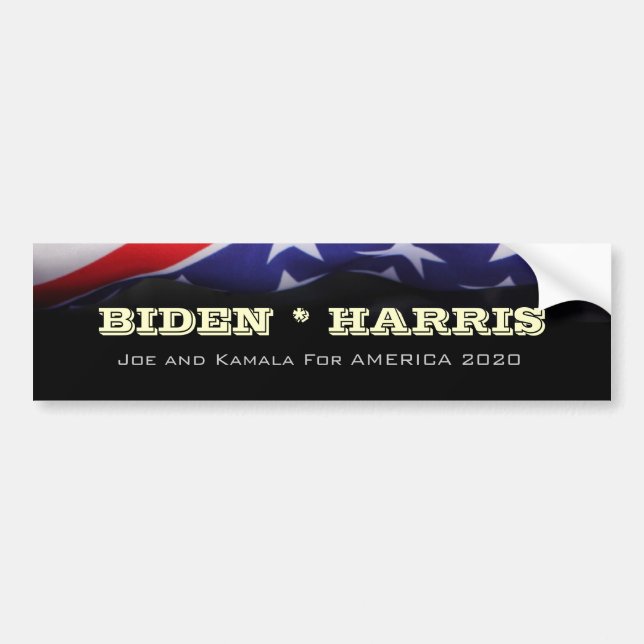 BIDEN HARRIS 2020 Campaign Bumper Sticker (Front)