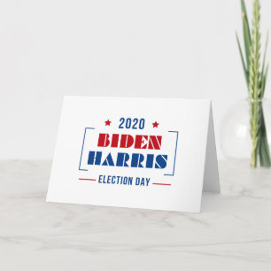 Biden Harris 2020 Card