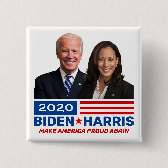Biden Harris 2020 Collectable Campaign Buttons (Front)