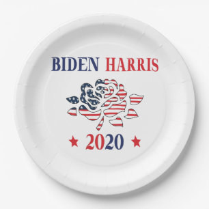 Biden Harris 2020 Paper Plate