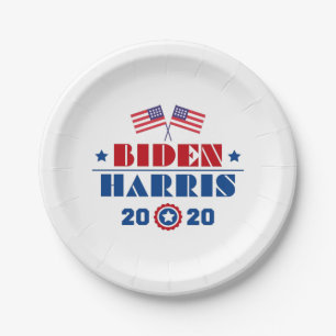 Biden Harris 2020 Paper Plate