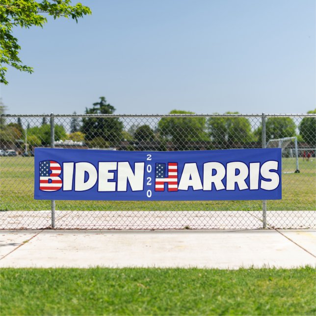 Biden Harris 2020 Presidential Election Support Banner (Insitu)