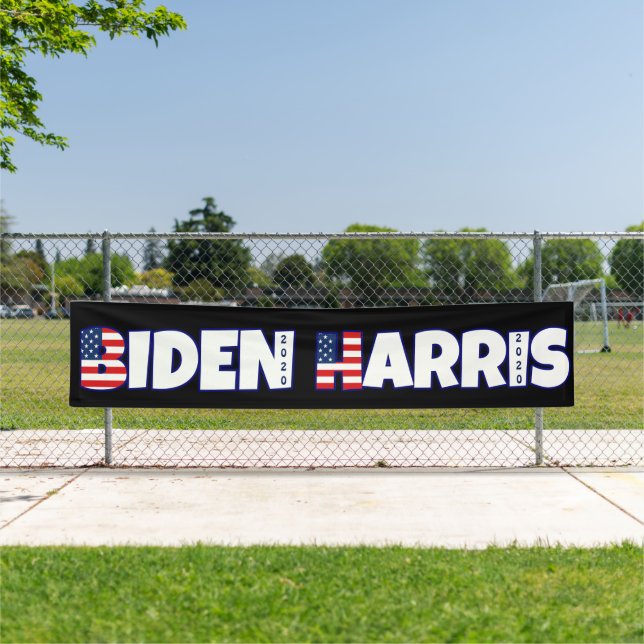 Biden Harris 2020 Presidential Election Support Banner (Insitu)