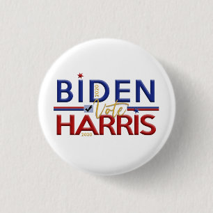 Biden Harris 2020 Promote The Vote Election 3 Cm Round Badge