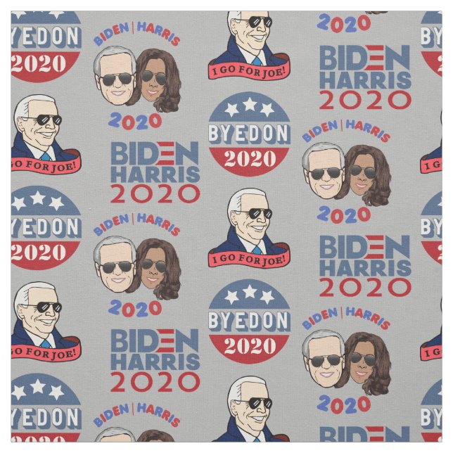 Biden Harris 2020 Textile By The Yard Fabric (Swatch)