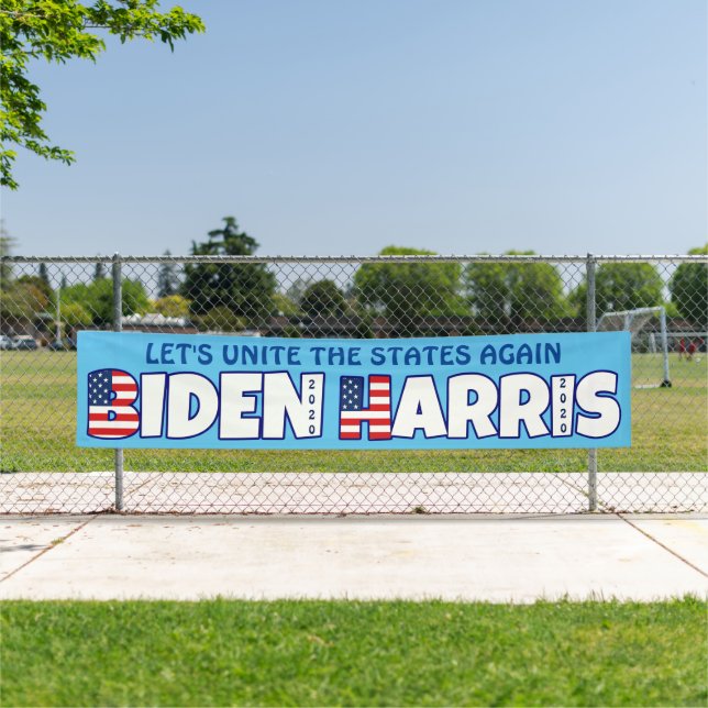 Biden Harris 2020 Unite the States Again Banner (Insitu)